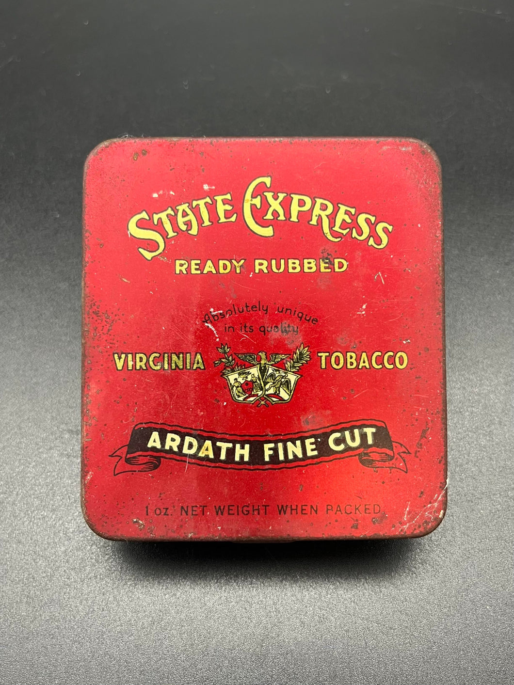 State Express Ready Rubbed Tobacco Tin