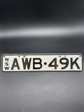 Load image into Gallery viewer, NSW Number Plate - AWB 49K
