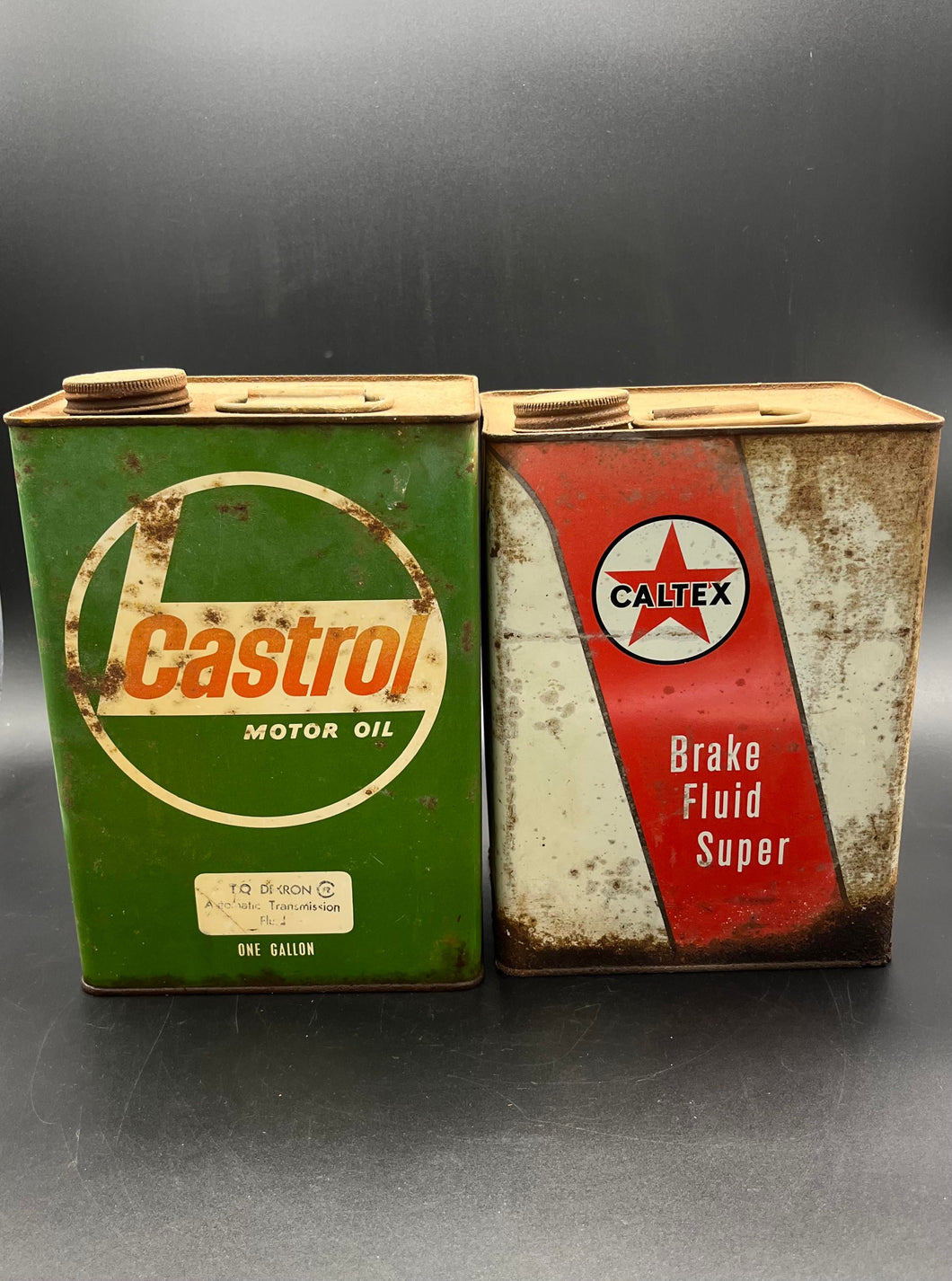 Vintage Castrol/Caltex Tin Lot