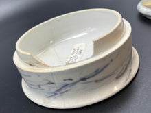 Load image into Gallery viewer, Prattware Printed Marble Pot Lid &amp; Base - The Dinner Party
