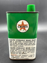 Load image into Gallery viewer, Vintage Caltex Hydraulic Brake Fluid Tin - One Pint
