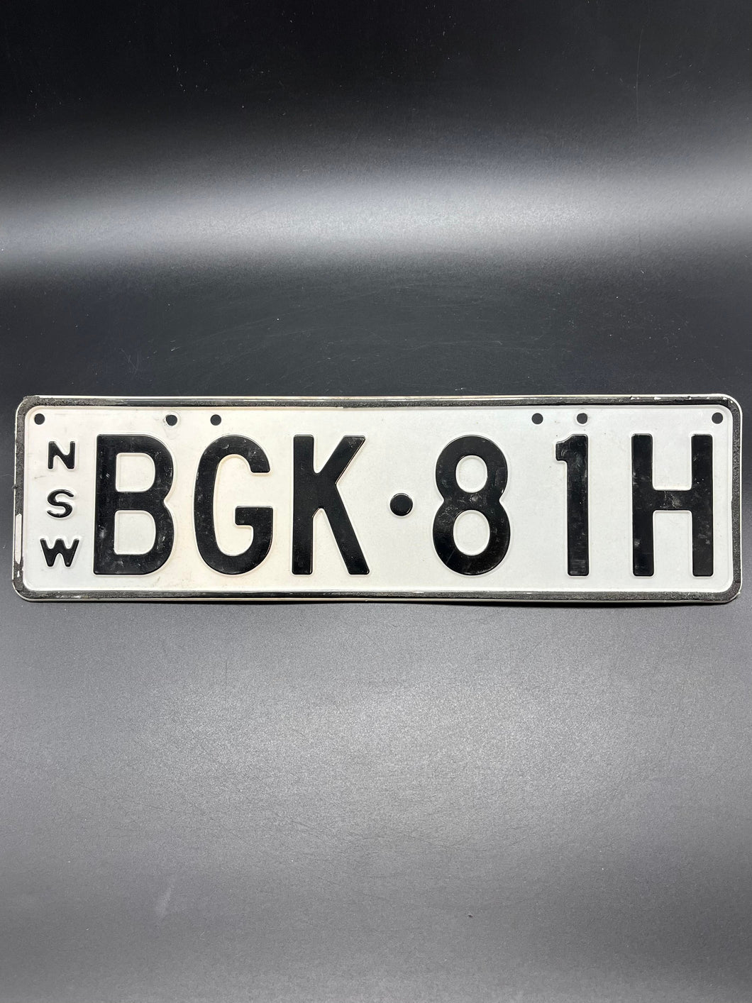 NSW Number Plate - BGK 81H