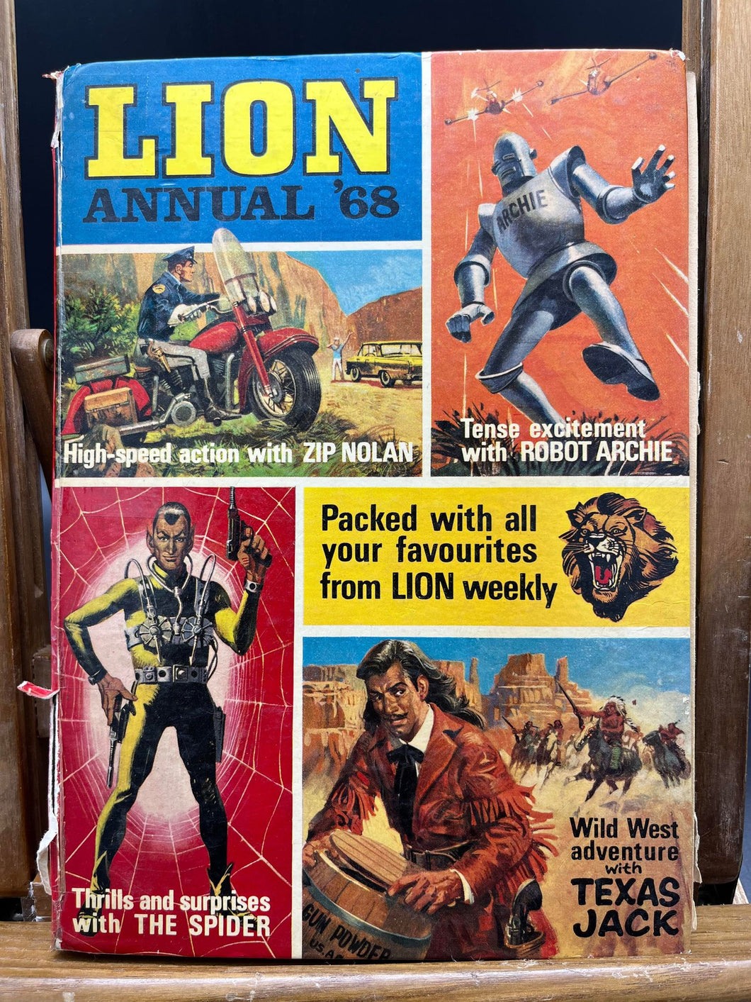 Vintage Lion Annual 1968 Comic Book