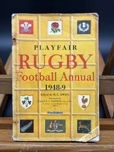 Load image into Gallery viewer, Vintage Playfair Rugby Football Annual 1948-9 Book
