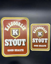 Load image into Gallery viewer, Kalgoorlie Stout Stickers - Lot of 2
