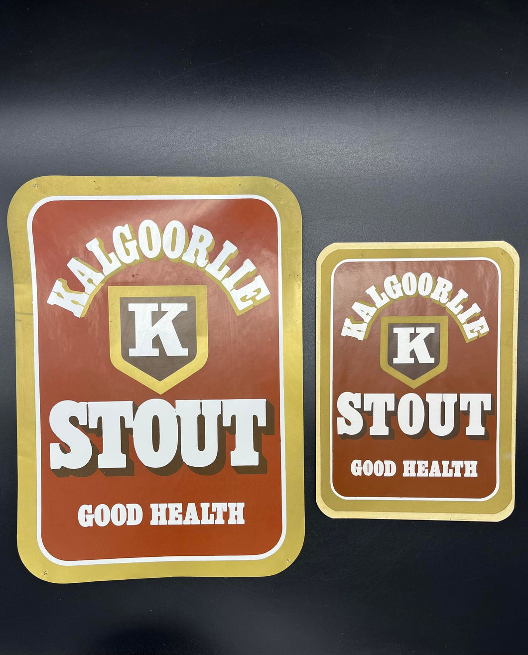 Kalgoorlie Stout Stickers - Lot of 2
