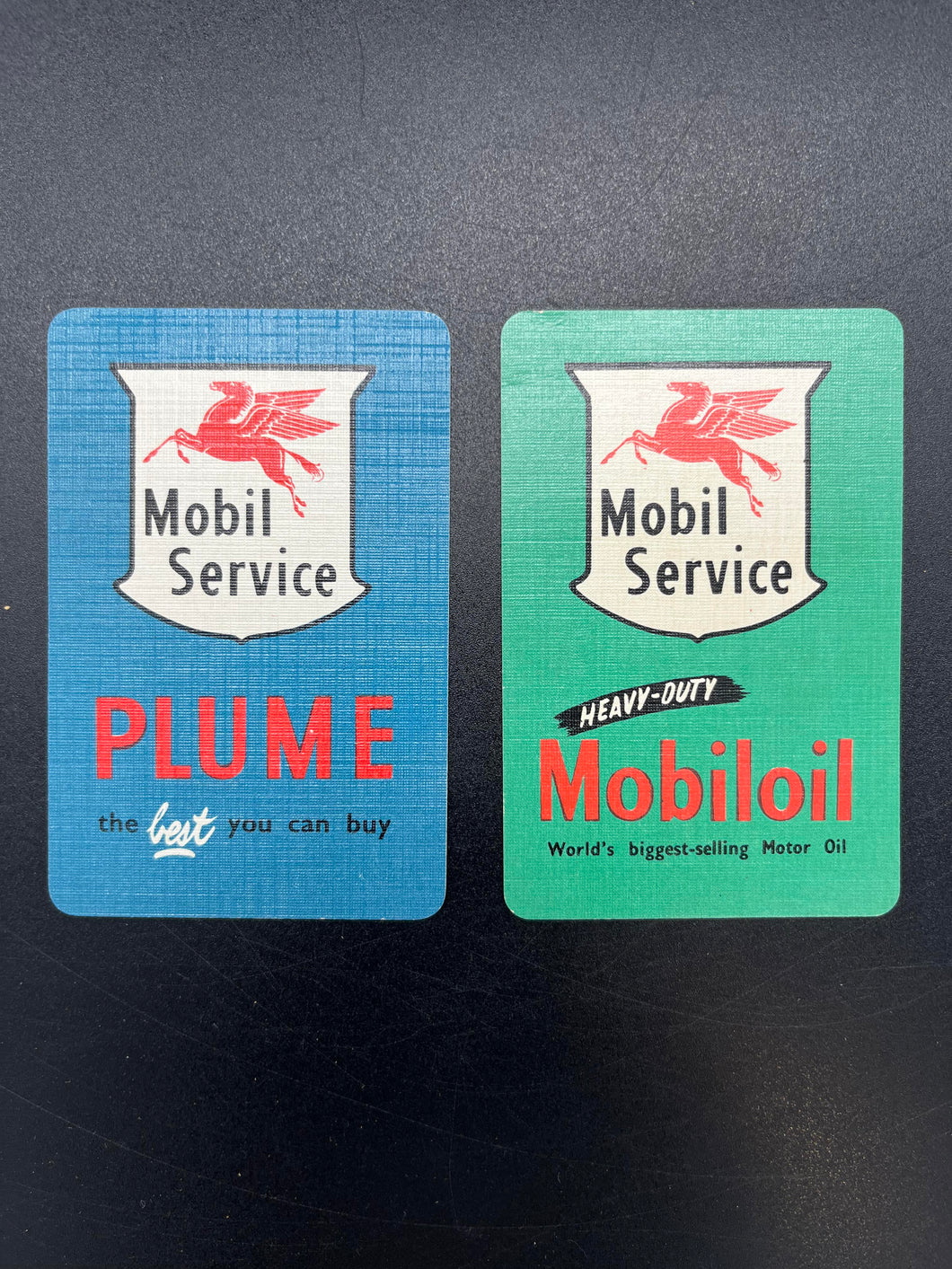 Mobil Playing Cards x2
