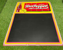 Load image into Gallery viewer, 34) Original Dr Pepper Blackboard Screenprint Sign
