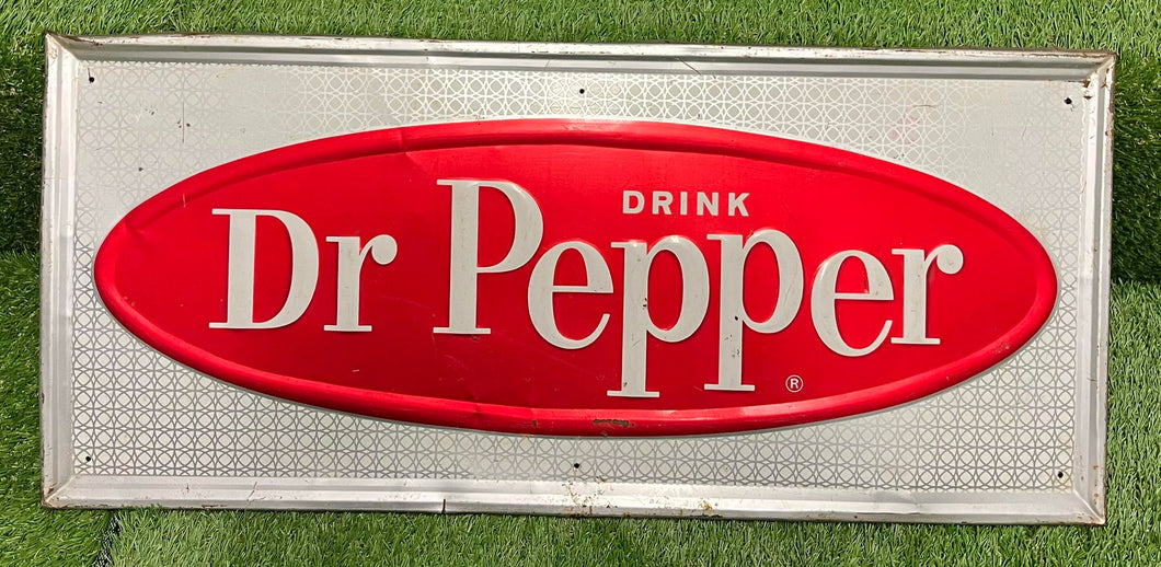 35) Original Dr Pepper Screenprint Sign