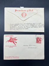 Load image into Gallery viewer, Vintage Shell and Vacuum Oil Company Envelopes
