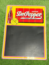 Load image into Gallery viewer, 34) Original Dr Pepper Blackboard Screenprint Sign
