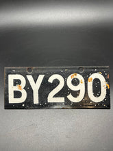 Load image into Gallery viewer, Enamel Bunbury Motorbike Number Plate - 290
