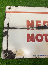 Load image into Gallery viewer, Neptune Motor Oil Enamel Sign

