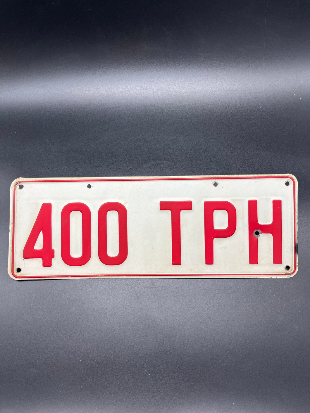 Number Plate - 400 TPH