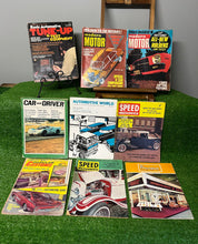 Load image into Gallery viewer, Vintage 60s &amp; 70s Car Magazines Lot of 9
