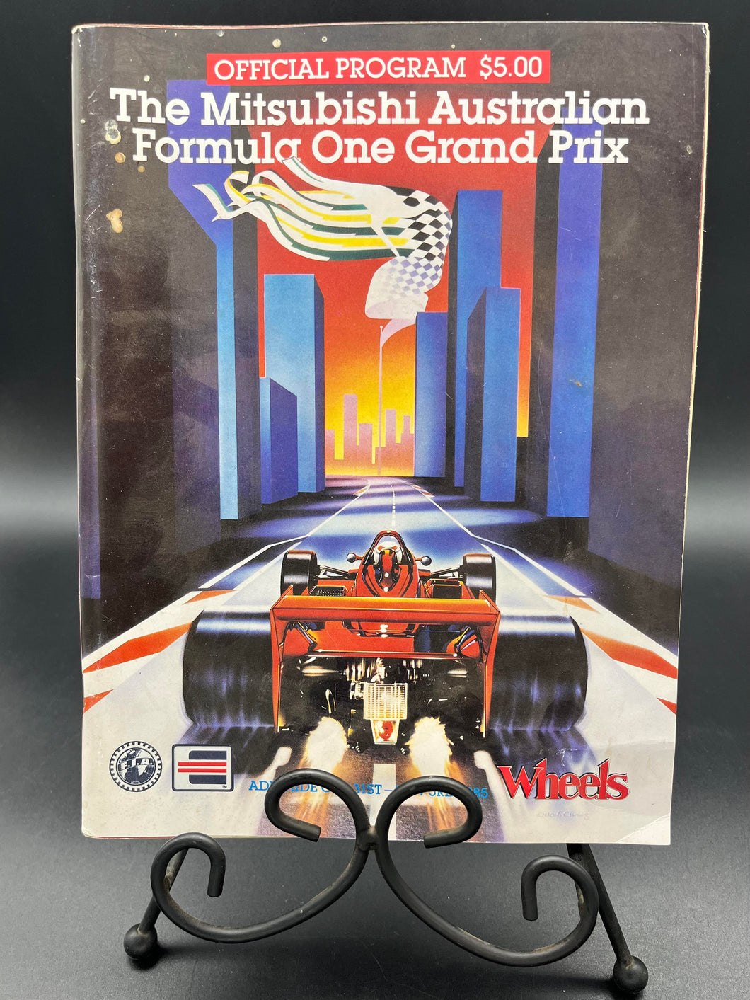 1985 The Mitsubishi Australian Formula 1 Grand Prix Program