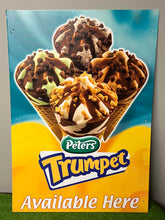 Load image into Gallery viewer, Peter&#39;s Ice cream Trumpet Advertisement
