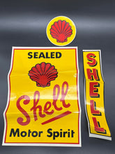 Load image into Gallery viewer, Shell Motor Spirit Bowser Stickers Lot of 3
