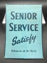 Load image into Gallery viewer, Senior Service Tobacciana Cardboard Advertisement
