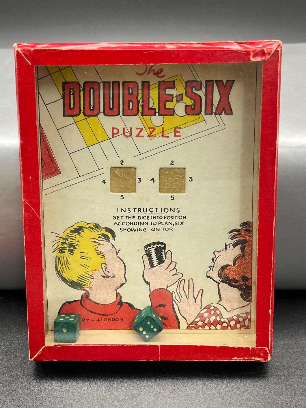 Vintage 'The Double-Six Puzzle'