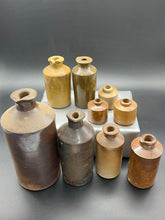 Load image into Gallery viewer, Clay Ink Wells &amp; Ink Pots - Lot of 9
