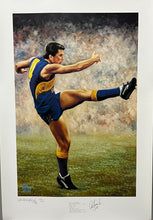 Load image into Gallery viewer, Ian Whyte 1992 West Coast Eagles Peter Sumich Limited Edition Lithograph 239/300 - Personally Signed
