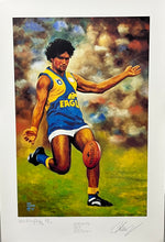 Load image into Gallery viewer, Ian Whyte 1992 West Coast Eagles Chris Lewis Limited Edition Lithograph 239/300 - Personally Signed
