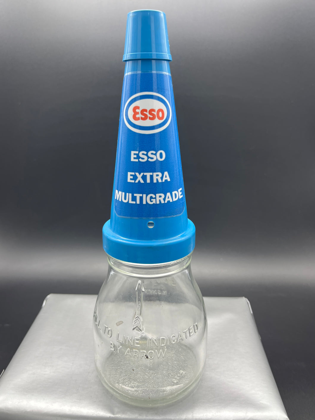 Esso Plastic Oil Pourer and Cap on 500m Bottle