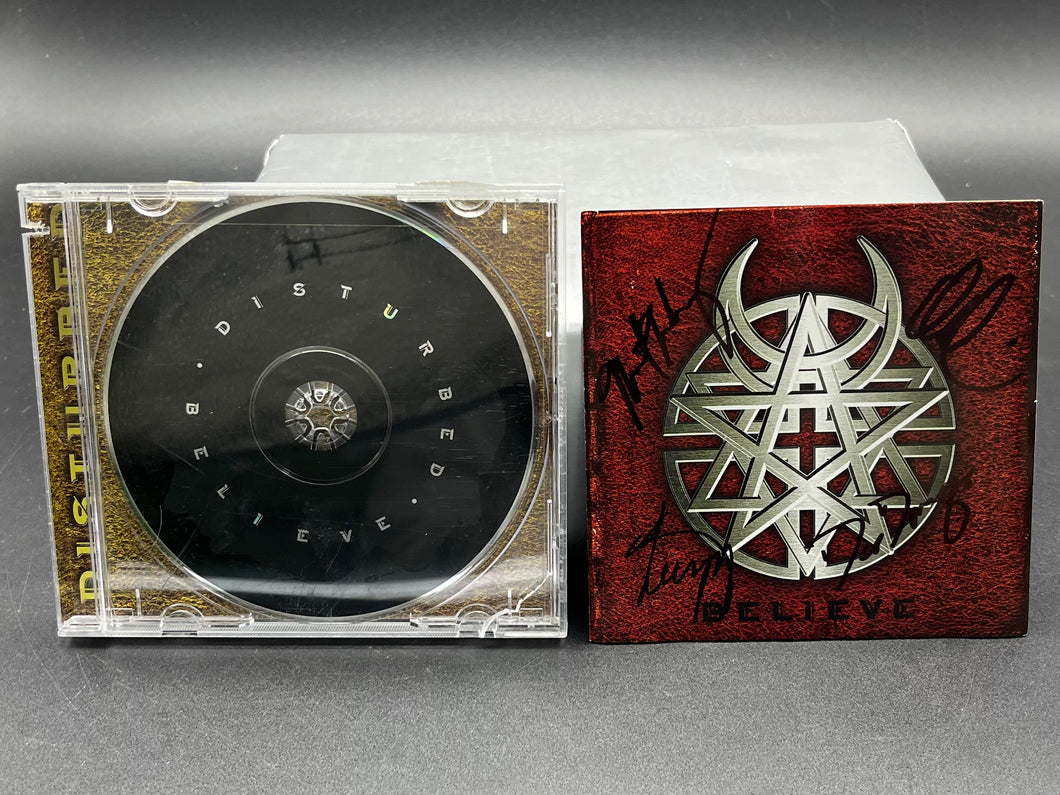 Disturbed CD Personally Signed by 4 Band Members