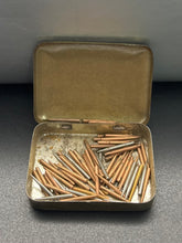 Load image into Gallery viewer, Songster Bronze Pick-Up Needle Tin with Contents
