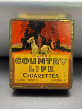 Load image into Gallery viewer, Player&#39;s Country Life Cigarette Tin

