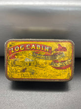 Load image into Gallery viewer, Log Cabin Flaked Gold Leaf Tobacco Tin
