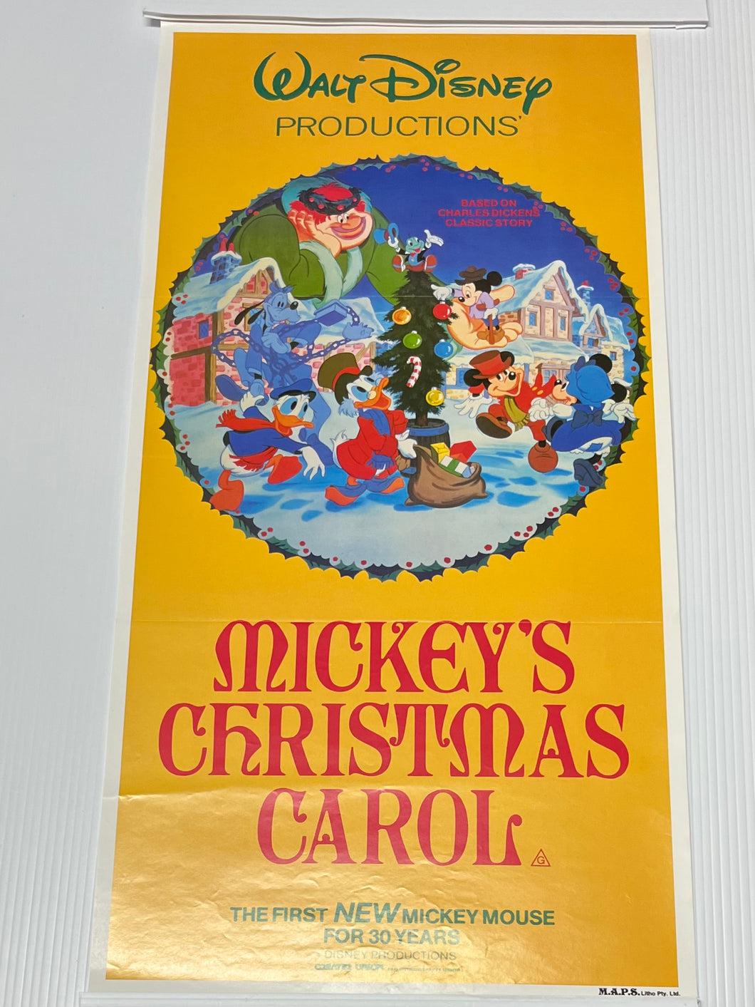 Original Mickey’s Christmas Carol Daybill Walt Disney Productions