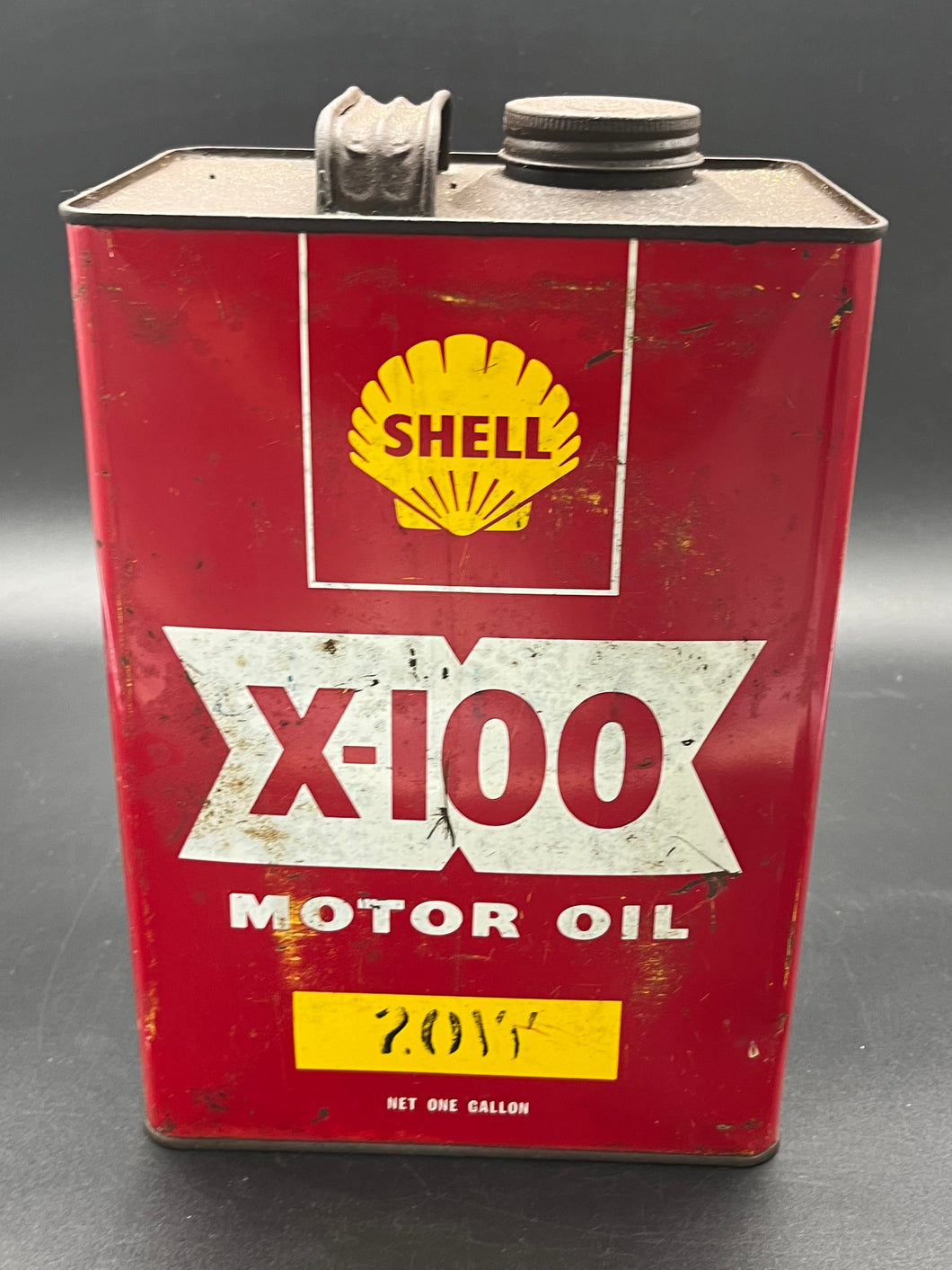 Shell X-100 Motor Oil 20W 1 Gallon Tin