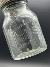 Load image into Gallery viewer, Castrol Z 20 Metal Oil Pourer and Cap on Castrol Z Embossed Pint Bottle
