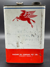 Load image into Gallery viewer, Vacuum Oil Company One Gallon Tin with Embossed Cap
