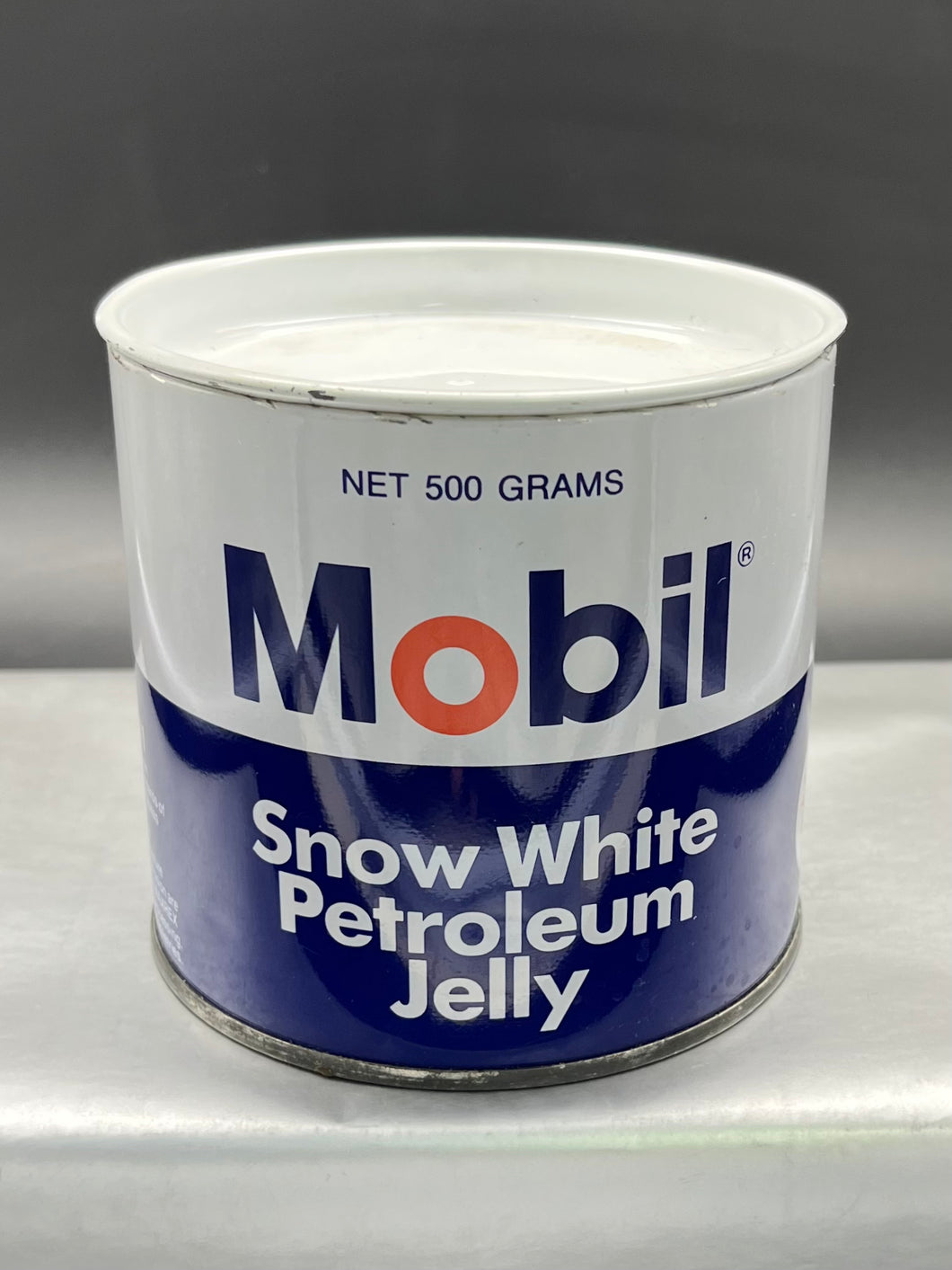 Mobil Snow White Petroleum Jelly Tin