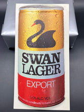 Load image into Gallery viewer, Swan Lager Export plastic 3D Advertisement
