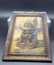 Load image into Gallery viewer, Capstan Navy Cut Embossed Tin Advertisement
