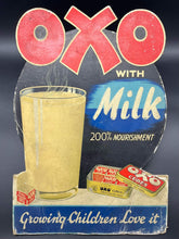 Load image into Gallery viewer, OXO with Milk Cardboard Advertisement
