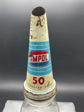 Load image into Gallery viewer, Ampol 50 Metal Top on Imp Pint Bottle
