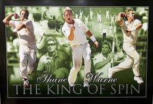 Load image into Gallery viewer, Shane Warne The King of Spin Lithograph - Unframed
