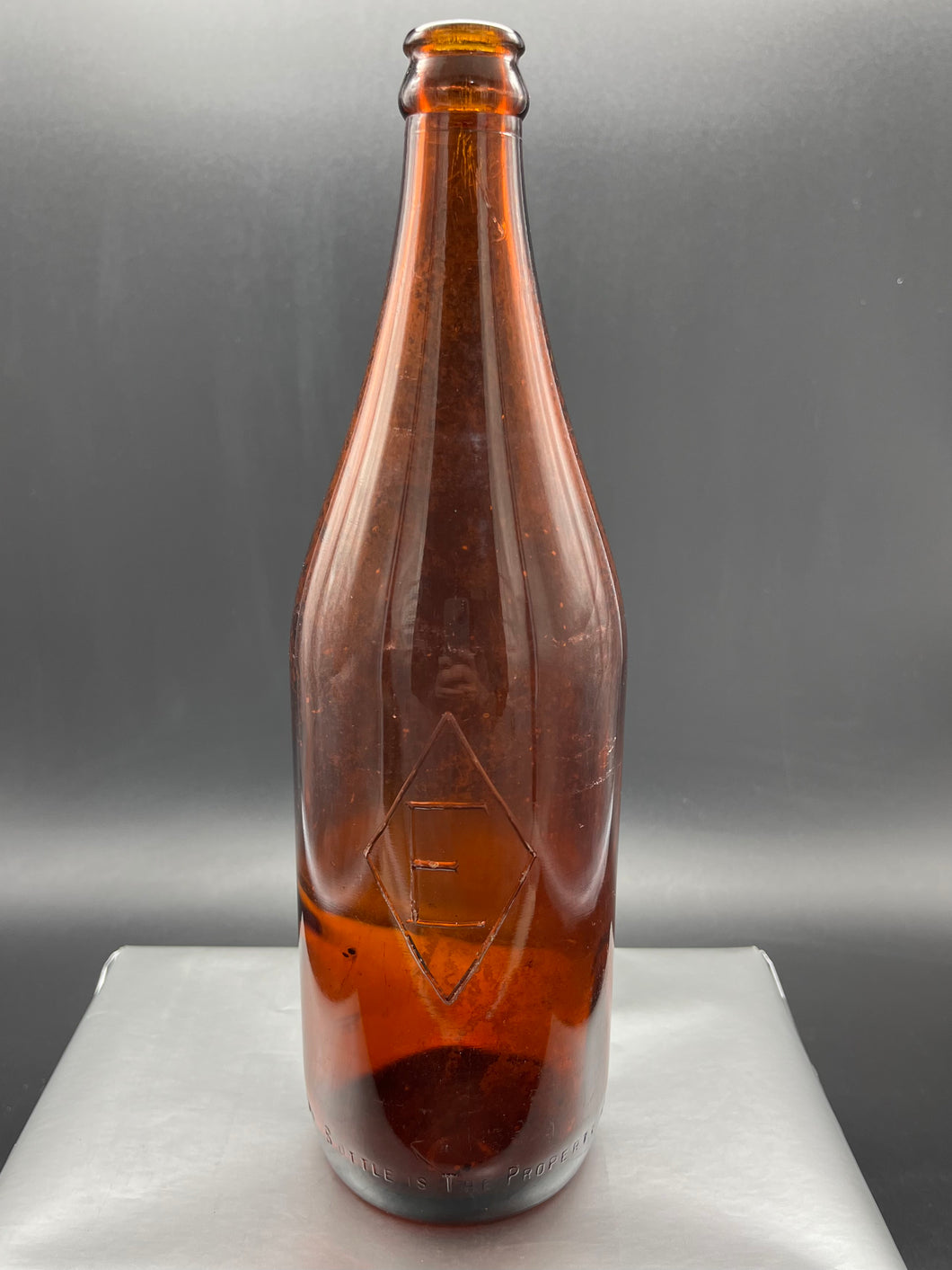 Esperance Aerated Water Company 26oz Amber Bottle