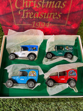 Load image into Gallery viewer, Matchbox - Christmas Treasures 4 Piece Car Set - 1994
