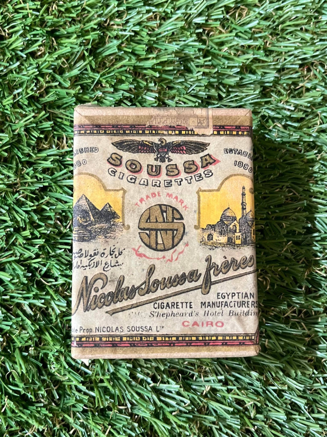 Soussa Cigarette Box - Paper Label