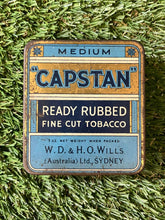 Load image into Gallery viewer, Capstan Ready Rubbed Fine Cut Tobacco Tin - 1oz
