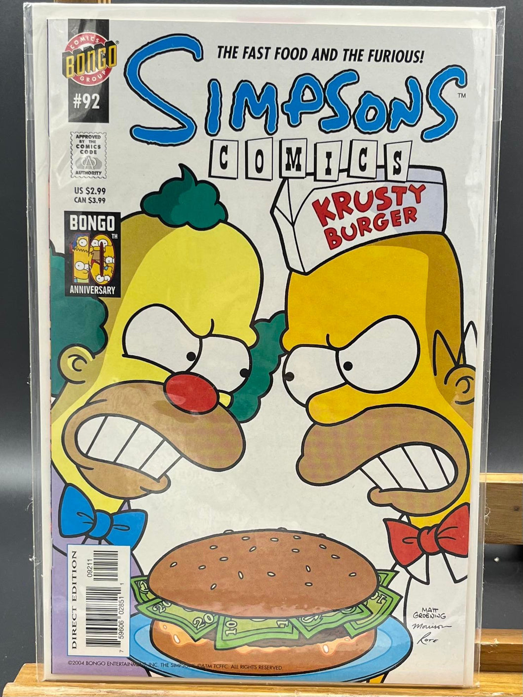 Bongo Simpsons Comics #92 - Near Mint/Unread
