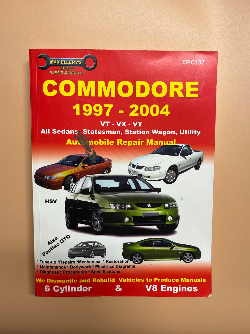 1997-2004 Commodore Automobile Repair Manual