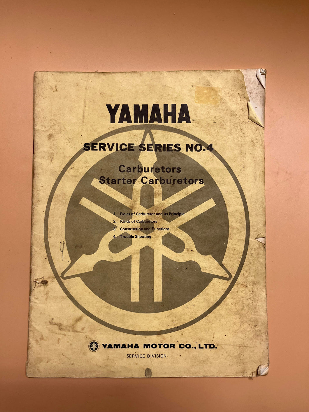 Yamaha Carburetors Service Manual