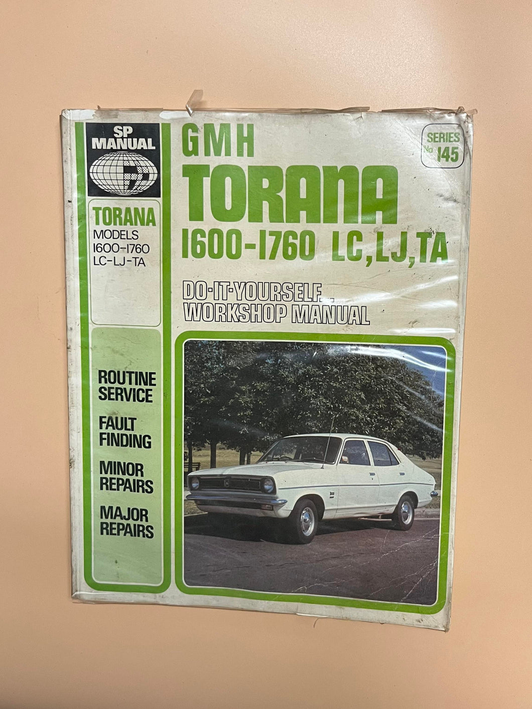 GMH Torana 1600-1760 LC, LJ, TA Workshop Manual